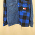 トミージーンズ tommy jeans デニムミックスオーバーシャツ メンズ JPN:S