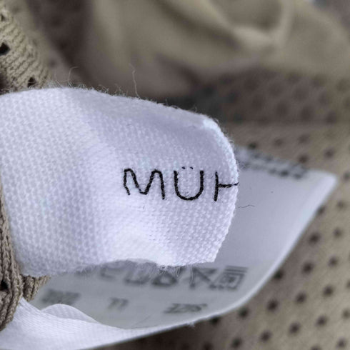 MUHET 裏地メッシュ ナイロンベスト メンズ LL