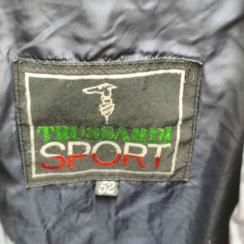 トラサルディスポーツ TRUSSARDI SPORT ダブルジップ キルティングベスト メンズ EUR:52
