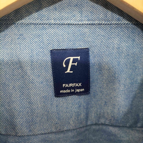 フェアファクス FAIRFAX 日本製 シャンブレー ロングスリーブシャツ メンズ import:L