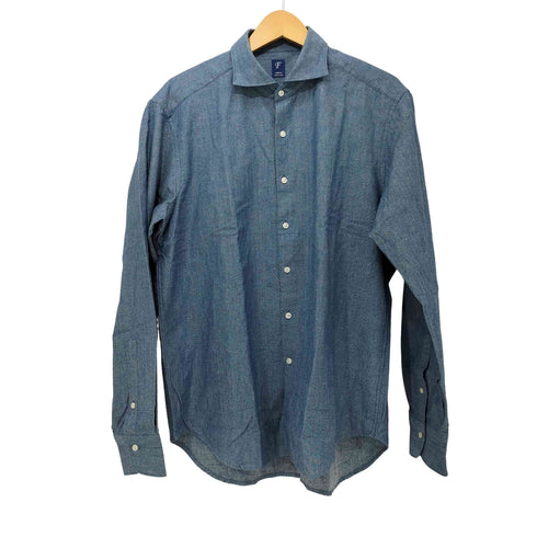 フェアファクス FAIRFAX 日本製 シャンブレー ロングスリーブシャツ メンズ import:L