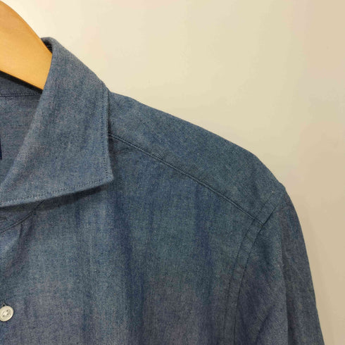 フェアファクス FAIRFAX 日本製 シャンブレー ロングスリーブシャツ メンズ import:L