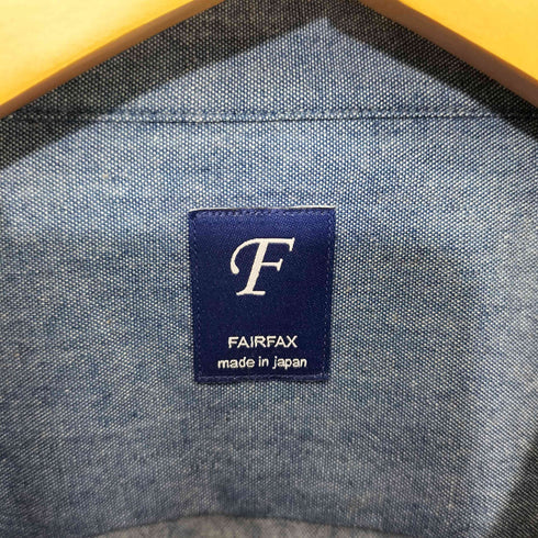 フェアファクス FAIRFAX 日本製 シャンブレー ロングスリーブシャツ メンズ import:L