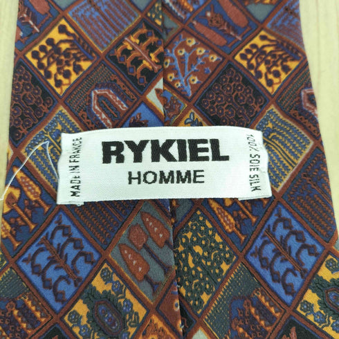 リキエルオム RYKIEL HOMME MADE IN FRANCE 総柄ネクタイ メンズ