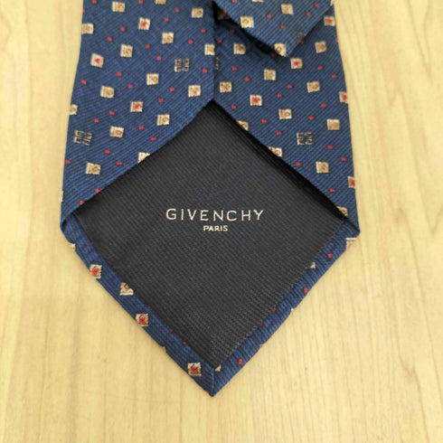 ジバンシィ GIVENCHY 総柄シルクネクタイ メンズ