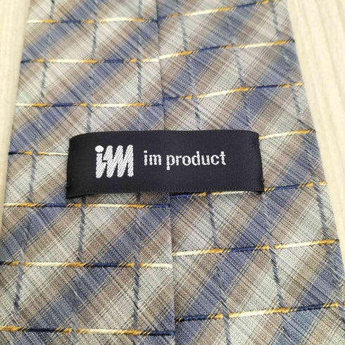 アイムプロダクトイッセイミヤケ im product ISSEY MIYAKE オンブレ 格子柄ネクタイ メンズ