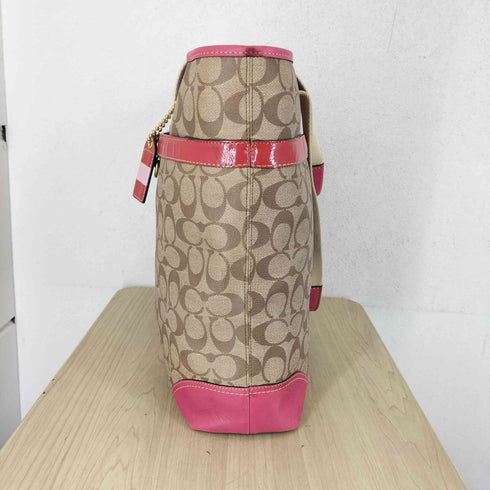 コーチ COACH シグネチャーロゴ オールレザートートバッグ レディース