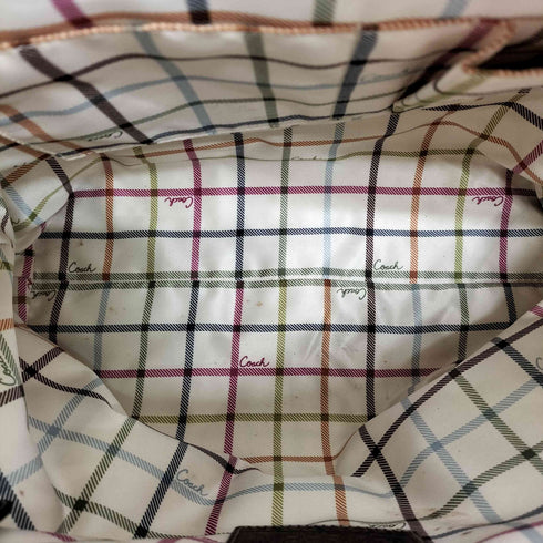 コーチ COACH シグネチャーロゴ オールレザートートバッグ レディース