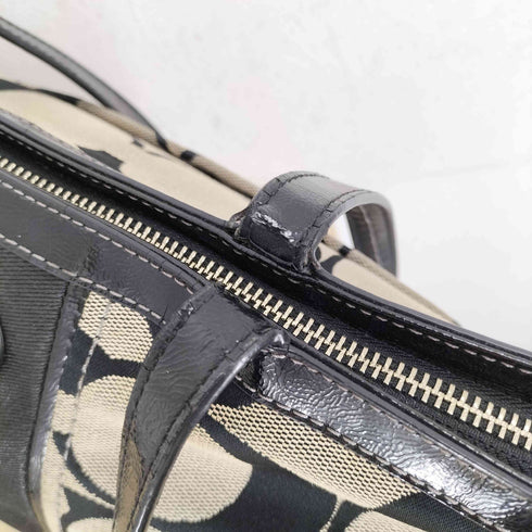 コーチ COACH シグネチャーロゴ エナメルトートバッグ レディース