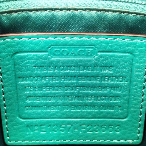 コーチ COACH オールレザーショルダーバッグ レディース