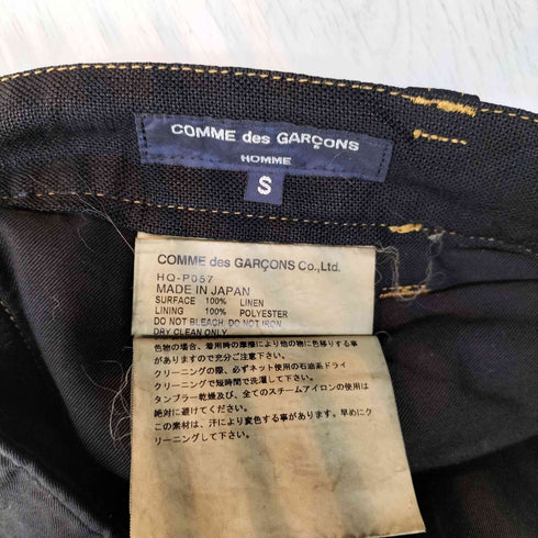 コムデギャルソンオム COMME des GARCONS HOMME 06ss 製品染め リネン パンツ メンズ JPN:S