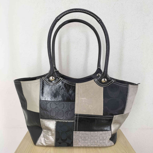 コーチ COACH パッチワークレザートートバッグ レディース