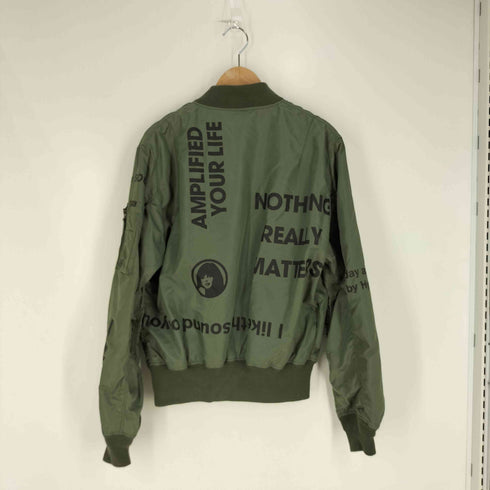 ヒステリックグラマー HYSTERIC GLAMOUR LOGO SCRATCH MA-1 メンズ JPN:M