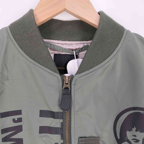 ヒステリックグラマー HYSTERIC GLAMOUR LOGO SCRATCH MA-1 メンズ JPN:M