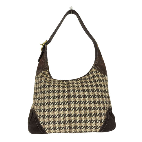 コーチ COACH レザー×ウールツイード ワンショルダーバッグ レディース