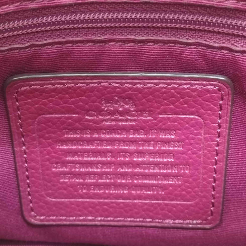 コーチ COACH オールレザーショルダーバッグ レディース