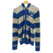 アバクロンビーアンドフィッチ Abercrombie & Fitch 00s ボーダー ジップアップサーマルパーカー Y2K メンズ import:L