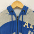 アバクロンビーアンドフィッチ Abercrombie & Fitch 00s ボーダー ジップアップサーマルパーカー Y2K メンズ import:L