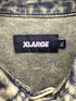 エクストララージ XLARGE OVERDYED L/S SHIRT オーバーダイ ロングスリーブ シャツ メンズ import:XL