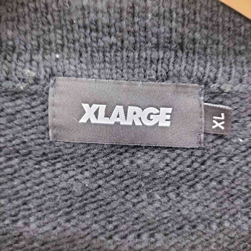 エクストララージ XLARGE 24AW SQUARE ZIP UP KNIT POLO スクエア ジップ アップ ニット ポロ メンズ JPN:XL