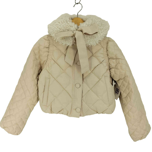 エピヌ epine fur ribbon quilting short downcoat キルティング ショート ダウン コート レディース