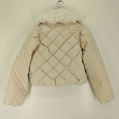 エピヌ epine fur ribbon quilting short downcoat キルティング ショート ダウン コート レディース