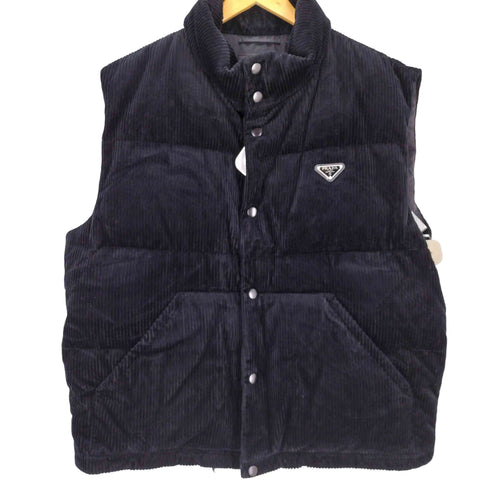 プラダ PRADA 24AW コーデュロイダウンベスト メンズ import:L