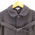 ブラックコムデギャルソン BLACK COMME des GARCONS 09AW AD2009 丸襟ウールハーフコート レディース JPN:M