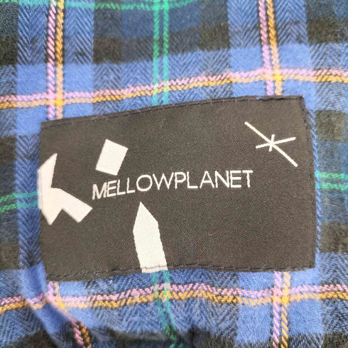 MELLOW PLANET MA-1デザインチェックマフラー レディース