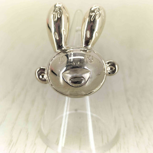 STERLING SILVER刻印 キャラクタモチーフシルバーリング レディース 10号
