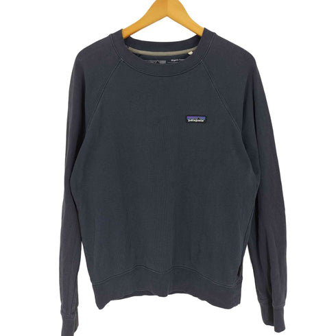パタゴニア patagonia 21AW ロゴパッチ オーガニックコットン ラグランスリーブ L/S クルーネック スウェット トレーナー レディース import:S