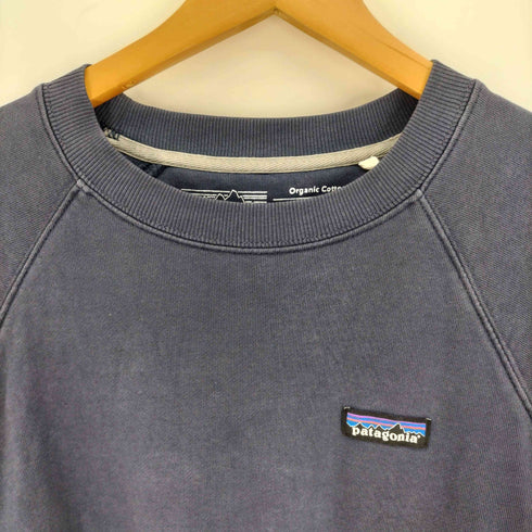 パタゴニア patagonia 21AW ロゴパッチ オーガニックコットン ラグランスリーブ L/S クルーネック スウェット トレーナー レディース import:S