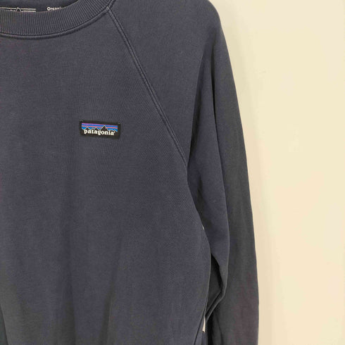 パタゴニア patagonia 21AW ロゴパッチ オーガニックコットン ラグランスリーブ L/S クルーネック スウェット トレーナー レディース import:S