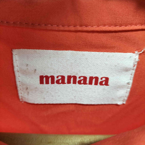 マナナ MANANA アシンメトリー プリーツワンピース レディース FREE