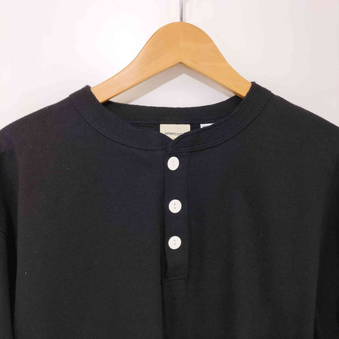 グッドウェア Goodwear ヘンリーネック L/S Tシャツ ロンT メンズ import:M