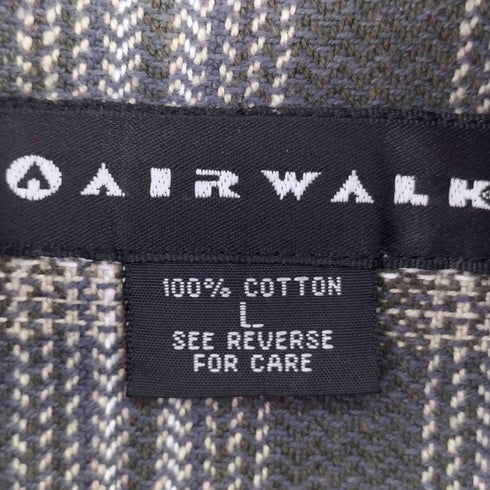 エアウォーク AIRWALK 00S チェックジップシャツジャケット メンズ JPN:L