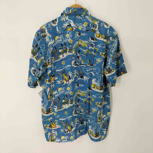 イオラニ IOLANI Copper King レーヨン 総柄アロハシャツ メンズ import:L
