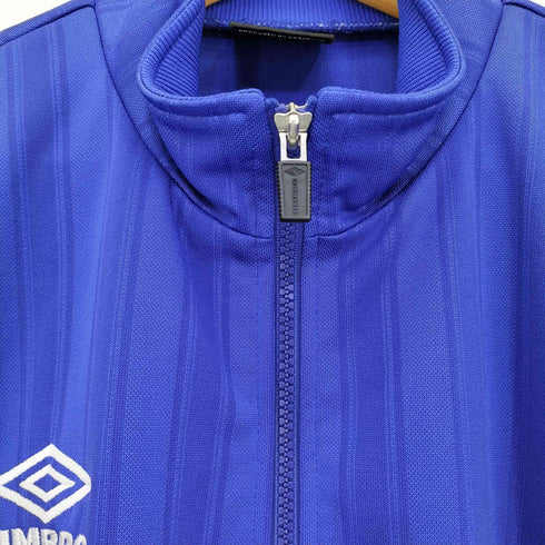 アンブロ UMBRO 90s ロゴ刺繍 同色ストライプ トラックジャケット メンズ L