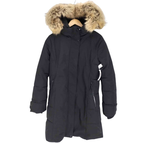 ザラ ZARA WATER REPELLENT LONG PADDED 撥水加工 ロング パテッド コート レディース import:M