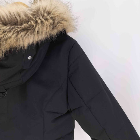 ザラ ZARA WATER REPELLENT LONG PADDED 撥水加工 ロング パテッド コート レディース import:M