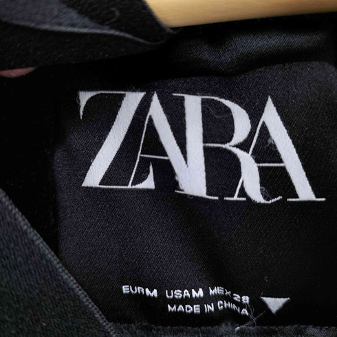 ザラ ZARA WATER REPELLENT LONG PADDED 撥水加工 ロング パテッド コート レディース import:M