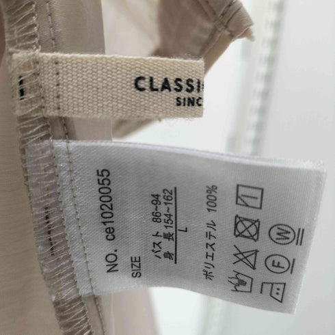 クラシカルエルフ CLASSICAL ELF シアーバンドカラービッグシャツ レディース JPN:L