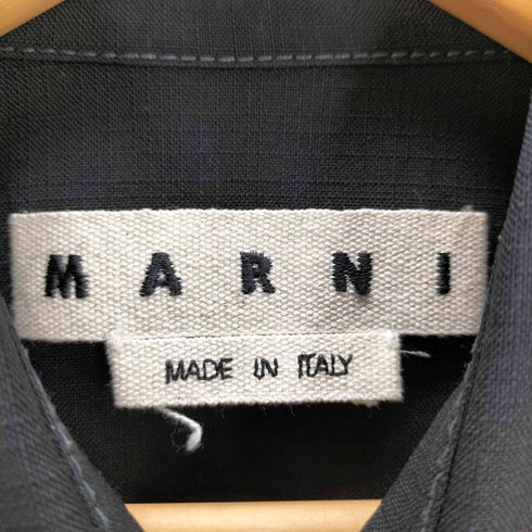 マルニ MARNI イタリア製 トロピカルウールシャツ メンズ JPN:46