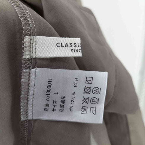 クラシカルエルフ CLASSICAL ELF ビッグフードシアーシャツパーカー レディース JPN:L