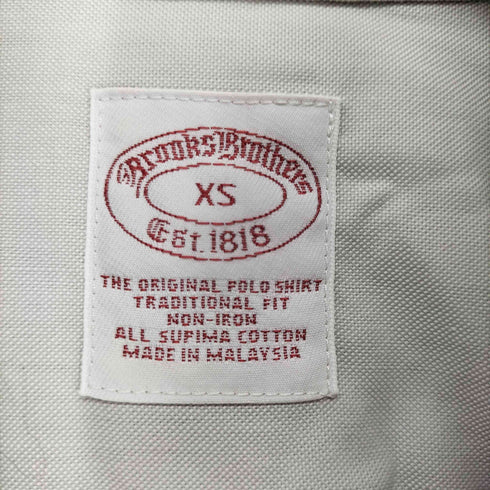ブルックスブラザーズ BROOKS BROTHERS ロゴ刺繍BDシャツ メンズ XS