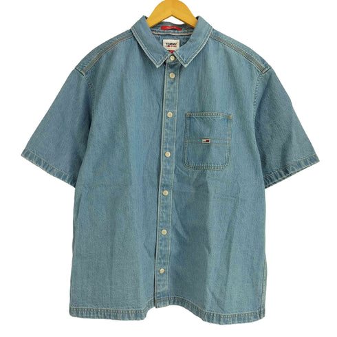 トミージーンズ tommy jeans TJM SS DENIM OVERSHIRT メンズ import:L
