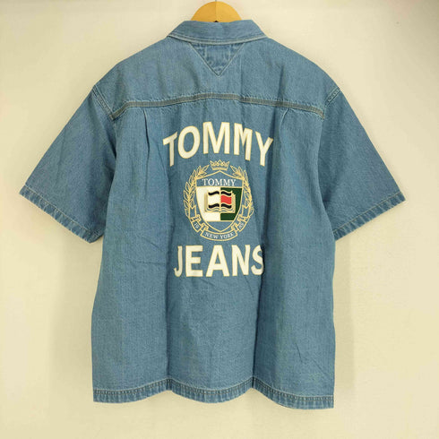 トミージーンズ tommy jeans TJM SS DENIM OVERSHIRT メンズ import:L