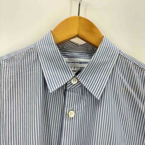 コムデギャルソンシャツ COMME des GARCONS SHIRT フランス製 L/Sストライプシャツ メンズ JPN:S