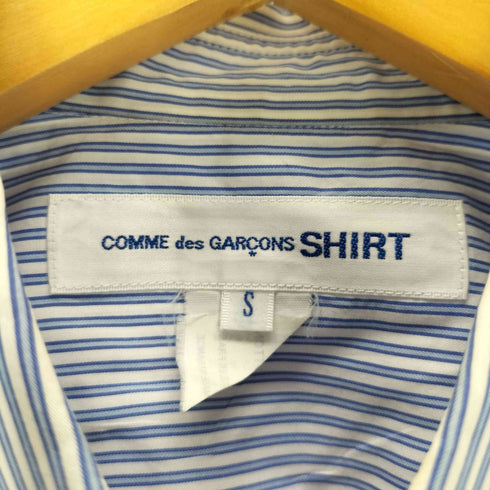 コムデギャルソンシャツ COMME des GARCONS SHIRT フランス製 L/Sストライプシャツ メンズ JPN:S