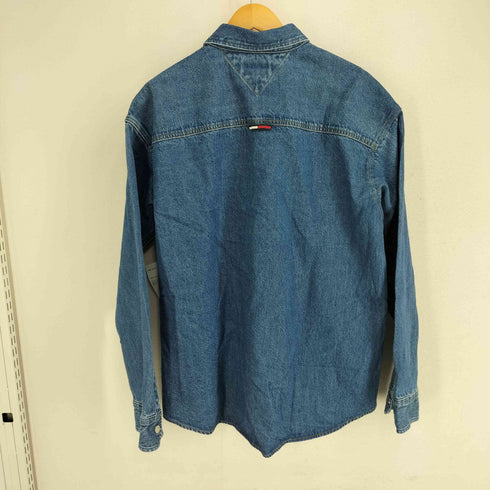 トミージーンズ tommy jeans TJM QUILTED DENIM OVERSHIRT メンズ import:L